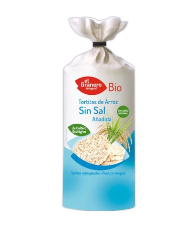 Tortitas de Arroz Sin Sal SinGluten Bio 100g El Granero Integral