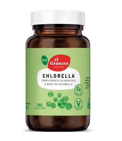 Chlorella 400Mg 180comp Bio El Granero Integral