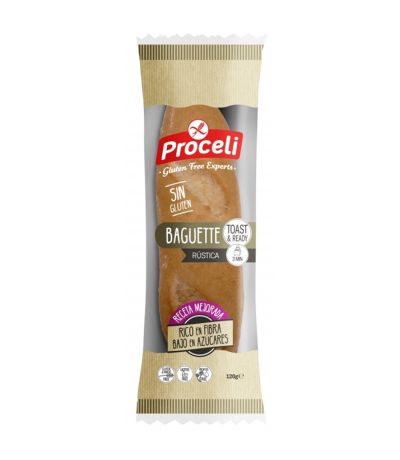 Baguette Rustica SinGluten 120g Proceli