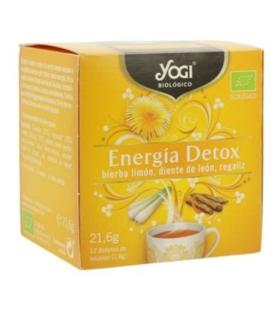 Insfusiones Energia detox SinGluten Bio Vegan 12inf Yogi