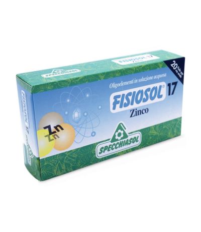 Fisiosol 17 Zinc 20 Viales Specchiasol