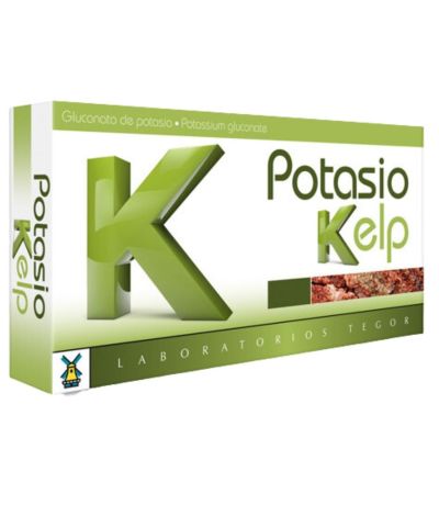 Potasio Kelp SinGluten 40caps Tegor