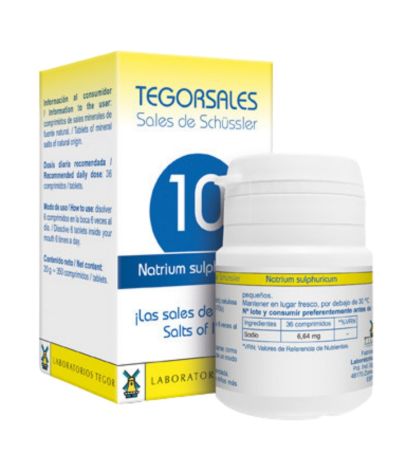 Tegorsal 10 Natrium Sulphuricum SinGluten 350comp Tegor