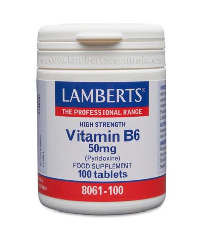 Vitamina-B6 50mg 100comp Lamberts