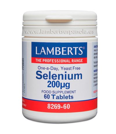 Selenio 200µg Vegan 60caps Lamberts
