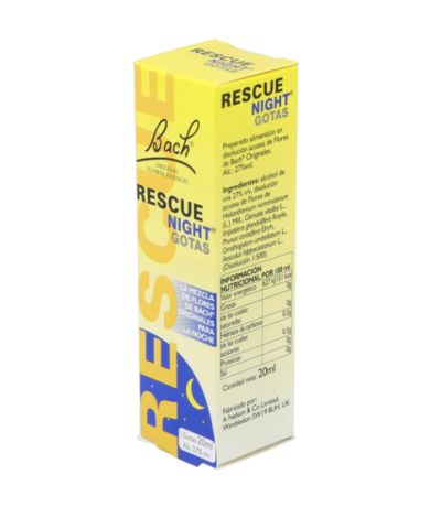 Remedio Urgencia Noche 20ml Flores de Bach