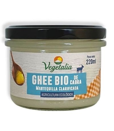 Ghee de Cabra Mantequilla Clarificada Bio 220ml Vegetalia