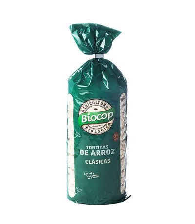 Tortitas Arroz Integral con Sal SinGluten Bio 200g Biocop