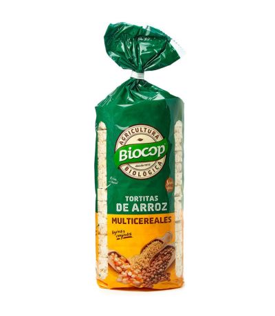 Tortitas de Arroz Multicereales SinGluten Bio 200g Biocop