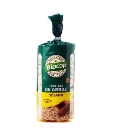 Tortitas de Arroz con Sesamo SinGluten Bio 200g Biocop