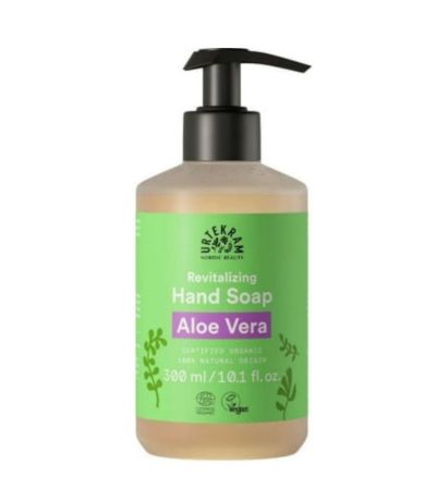 Jabon de Manos Aloe Vera con Dosificador Vegan 300ml Urtekram
