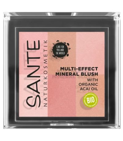 Colorete Multi Effect Coral Bio 8g Sante