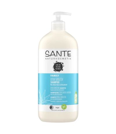 Champu Extra Sensitive Aloe Vera y Bisabolol Bio Vegan 950ml Sante
