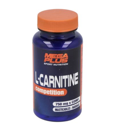 L-Carnitina Masticable 750Mg SinGluten 50comp Megaplus