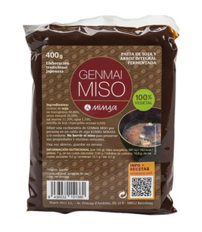 Genmai Miso 400g Mimasa