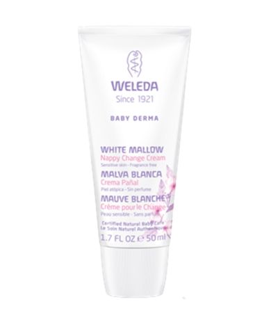 Crema Pañal Malva Blanca Baby derma 50ml Weleda