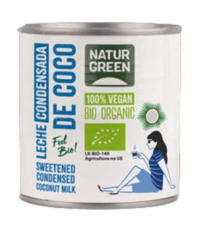 Leche Condensada Coco Bio Vegan 210g Natur Green