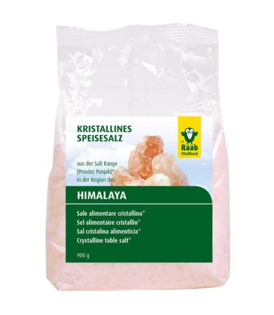 Sal Cristalina Rosa del Himalaya Molida 900g Raab