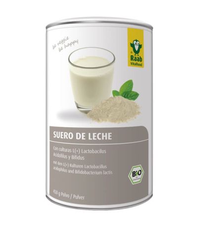 Suero de Leche Natural en Polvo SinGluten Bio Vegan 450g Raab