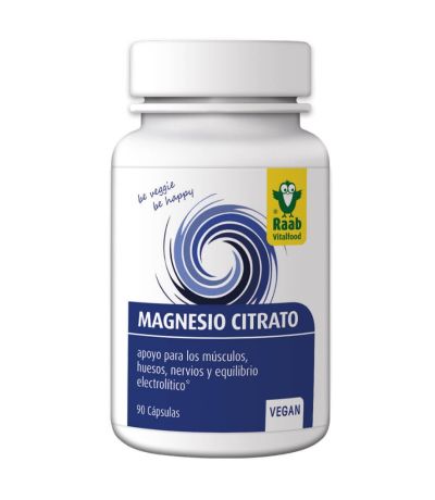 Citrato de Magnesio Vegan 90caps Raab