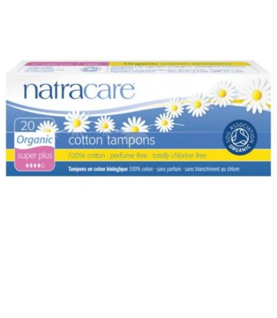 Tampon Super Plus Sin Aplicador SinAzucar 20 Natracare