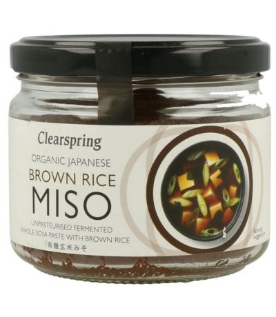 Miso Arroz Integral No Pasteurizado Bio 300g Clearspring