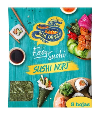 Sushi Nori Algas Vegan 11g Blue Dragon