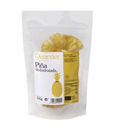 Piña deshidratada Rodajas SinGluten Bio Vegan 100g Oleander
