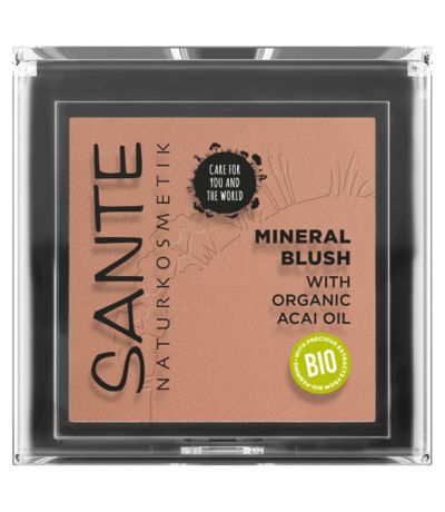 Colorete Mineral 02 Coral Bronce Bio Vegan 5g Sante