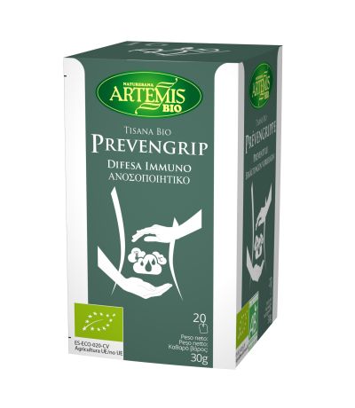 Infusion Tisana Prevengrip Bio Vegan 20inf Artemis