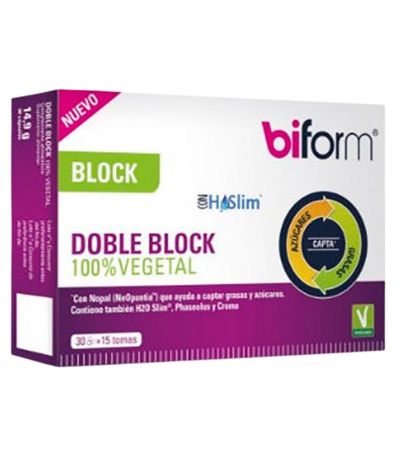 Doble Block Vegan 30caps Biform