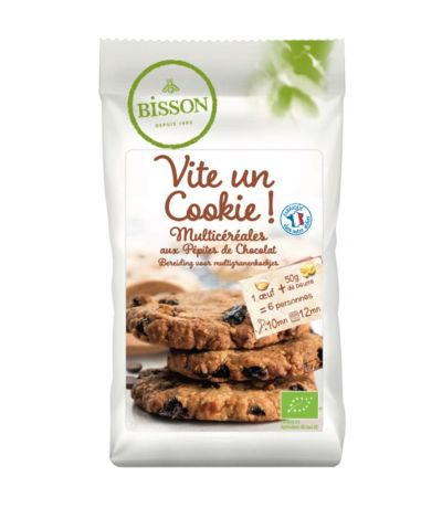 Preparado Cookies Galletas Multicereales con pepitas Choco 300g Bisson