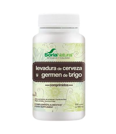 Levadura de Cerveza y Germen Trigo 500comp Soria Natural