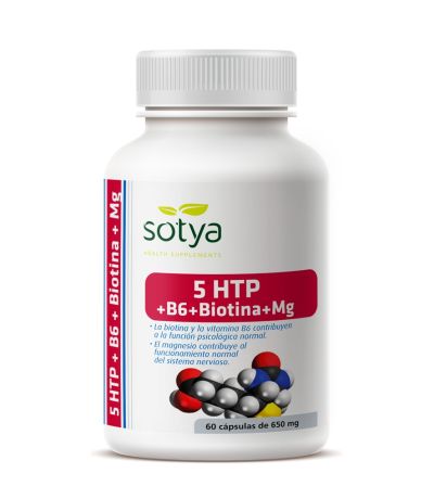 5-Htp B6 Biotina Magnesio 750Mg 60comp Sotya