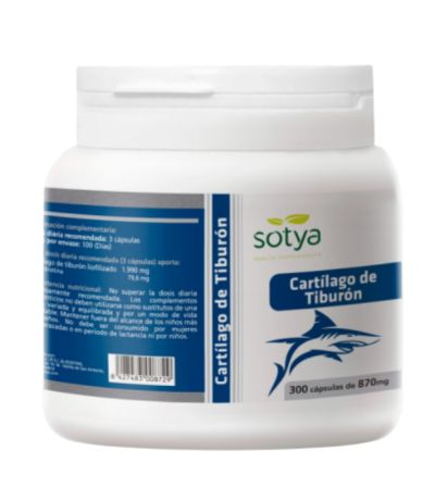 Cartilago de Tiburon 300caps 870mg Sotya