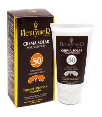 Crema Solar Facial SPF50 Especial Deporte y Montaña 80ml Fleurymer