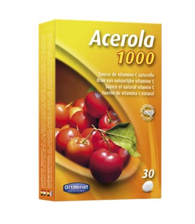 Acerola 1000 Mg SinGluten 30comp Orthonat