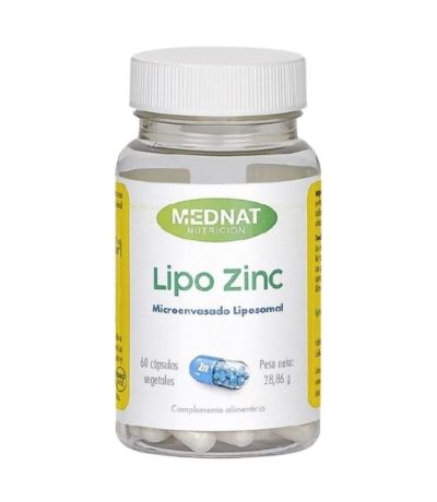 Lipo Zinc SinGluten 60caps Mednat Nutricion