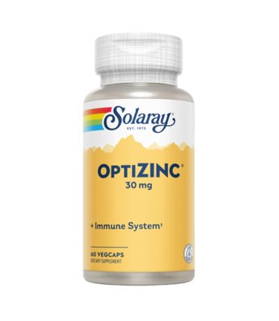 OptiZinc ZN y vitamina B6 60caps Solaray
