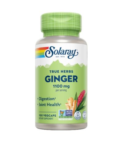 Jengibre 550mg Vegan 100cap Solaray