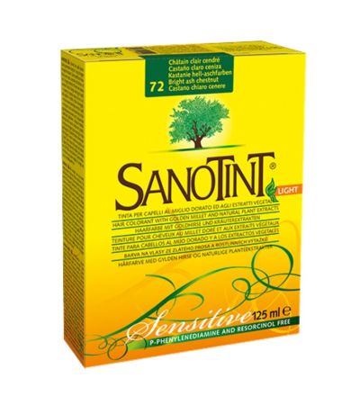 Tinte Light 72 castañao claro Ceniza 125ml Sanotint