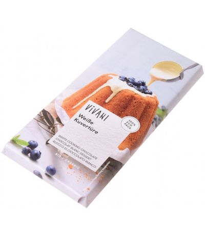 Chocolate Blanco de Cobertura Bio 200g Vivani