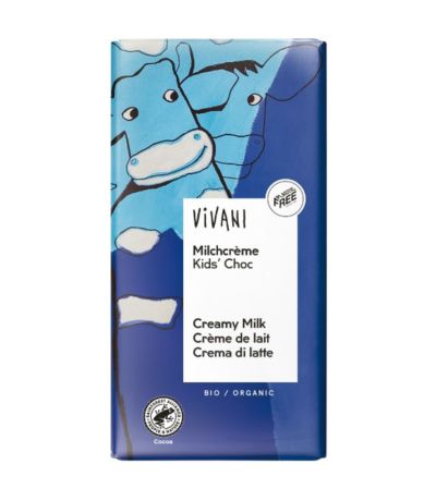 Chocolate con Leche para Niños Bio 100g Vivani