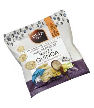 Mini Tortitas de Maiz y Quinoa SinGluten 50g Diat-Radisson