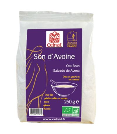 Salvado de Avena Bio 250g Celnat
