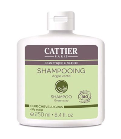 Champu Cabello Grasos Arcilla Verde Bio 250ml Cattier