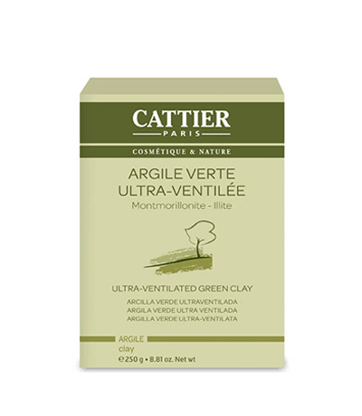Arcilla Verde Ultra Ventilada Externo 250g Cattier