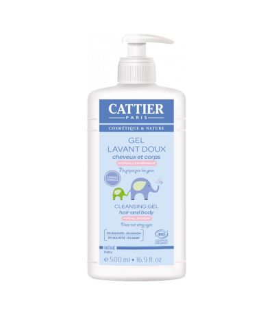 Gel Baño Baby Champu Bio 500ml Cattier