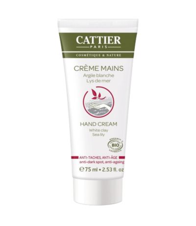 Crema de Manos Antimanchas Antiedad Bio 75ml Cattier