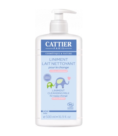 Linimento Cambio de Pañal Bebe Bio 500ml Cattier
